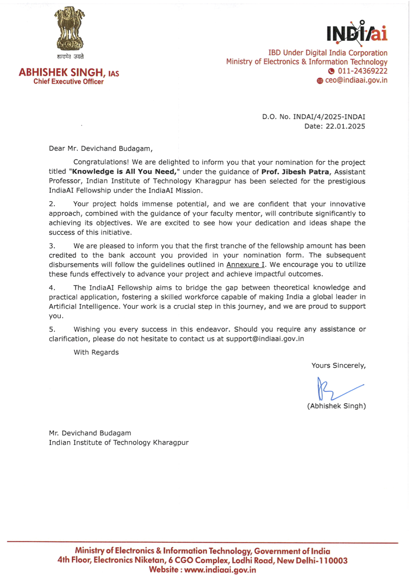IndiaAI Fellowship